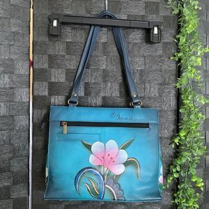 Anna by Anuschka handbag.  All leather and hand painted